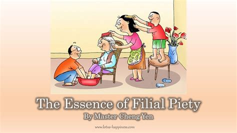 Filial piety .